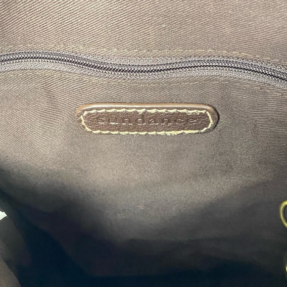 Sundance Leather Slouch Zip Top Tote - Picture 11 of 11